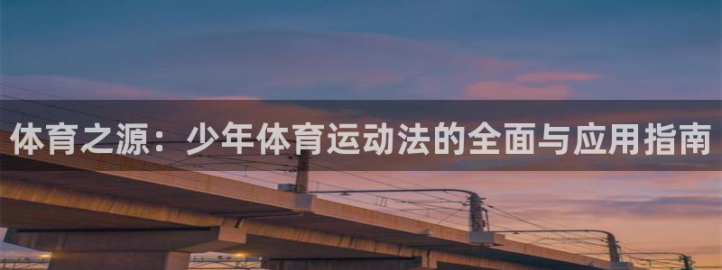 意昂3体育官网入口登录：体育之源：少年体育运动法的全面与应用指南