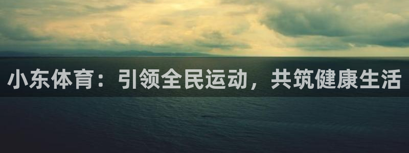 意昂3体育免费注册入口：小东体育：引领全民运动，共筑健康生活